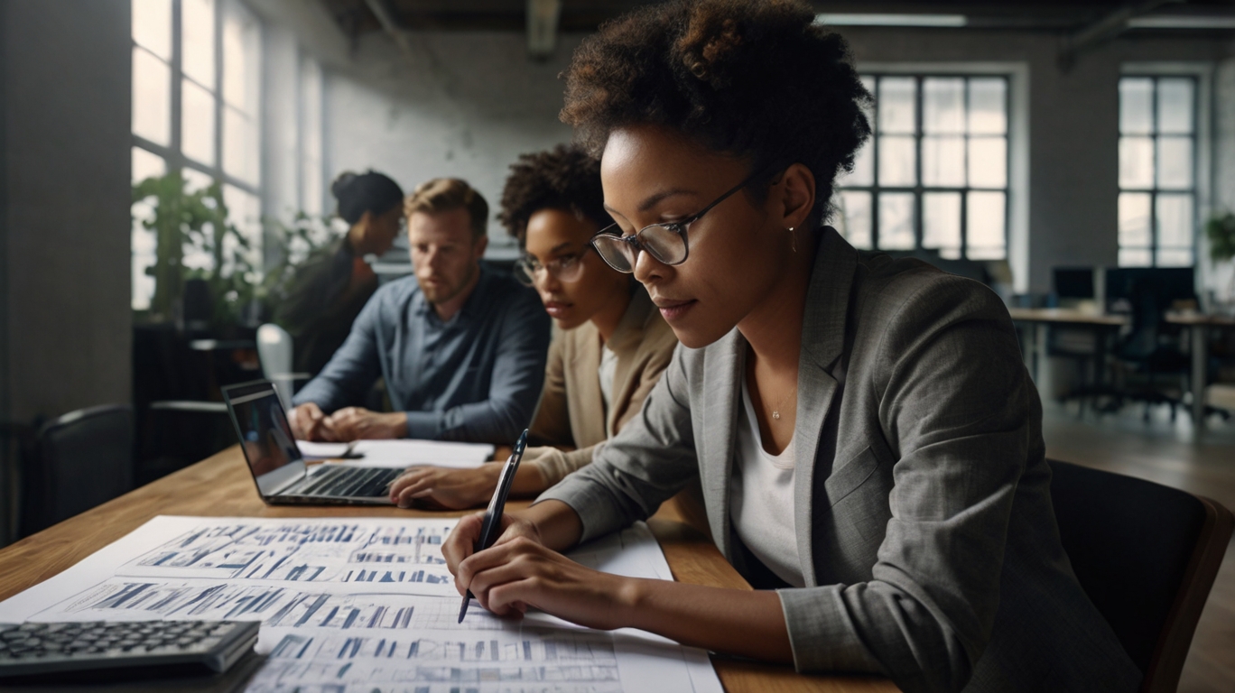 L'équipe d'Audit Finance Pro en réunion